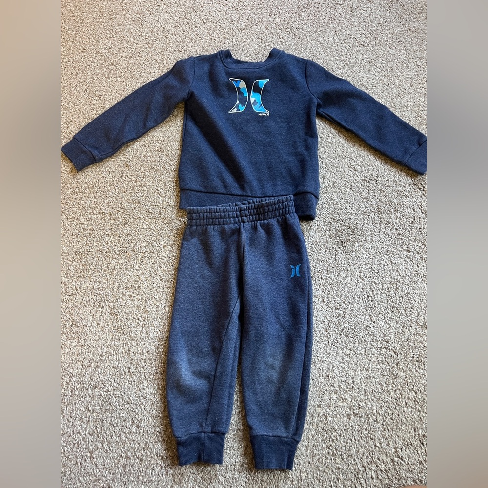 Hurley boys blue logo matching outfit set 5T B1G1 50% off